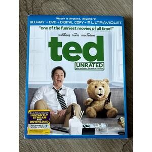 Ted Unrated Blu Ray DVD Digital Copy Ultraviolet Factory Sealed‎